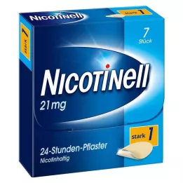 NICOTINELL 21 mg/24-hodinová náplasť 52,5 mg, 7 ks