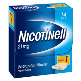NICOTINELL 21 mg/24-hodinová náplasť 52,5 mg, 14 ks