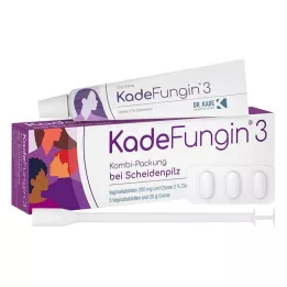 KADEFUNGIN 3 kombinované balenia 20 g krém + 3 vaginálne tablety, 1 kus