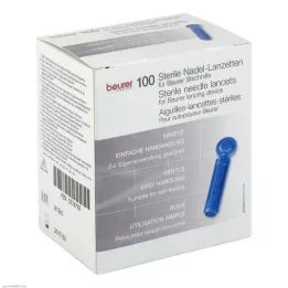 BEURER Ihlové lancety sterilné, 100 ks