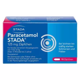 PARACETAMOL STADA 125 mg čapíky, 10 ks