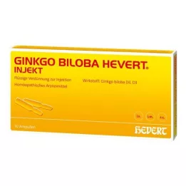 GINKGO BILOBA HEVERT Injekčné ampulky, 10 ks