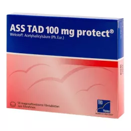 ASS TAD 100 mg protect gastrorezistentné filmom obalené tablety, 50 ks