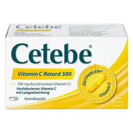 CETEBE Kapsuly s predĺženým uvoľňovaním vitamínu C 500 mg, 30 ks