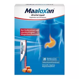 MAALOXAN 25 mVal kvapalina, 20 x 10 ml