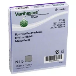 VARIHESIVE extra tenký 10x10 cm HKV hydroaktívny, 5 ks