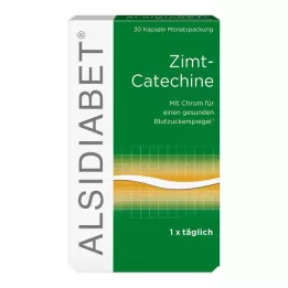 ALSIDIABET Škoricové katechíny pre diabetikov II Kapsuly, 30 ks
