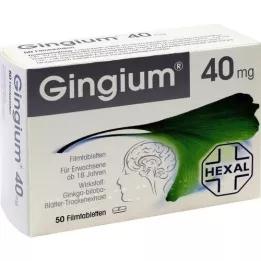 GINGIUM Filmom obalené tablety, 50 ks