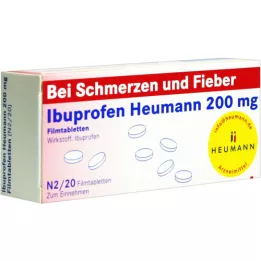 IBUPROFEN Heumann 200 mg filmom obalené tablety, 20 ks