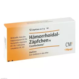 HÄMORRHOIDAL Čapíky N Cosmochema, 12 ks