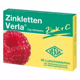 ZINKLETTEN Malinové pastilky Verla, 50 ks