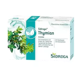 SIDROGA Filtračné vrecká na tymiánový čaj, 20X1,6 g