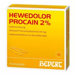 HEWEDOLOR Prokaín 2% ampulky, 10 ks