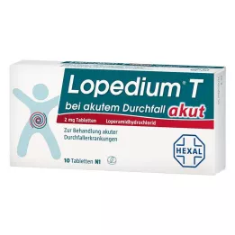 LOPEDIUM T akútna na akútnu hnačku tablety, 10 ks