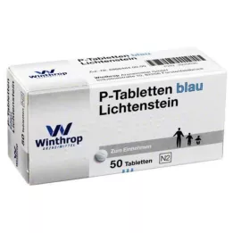 P TABLETTEN modrá rozteč 8 mm, 50 ks