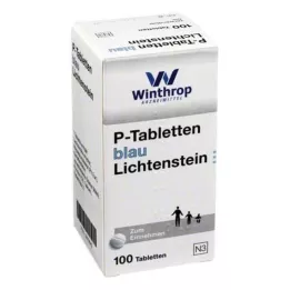 P TABLETTEN modrá rozteč 8 mm, 100 ks