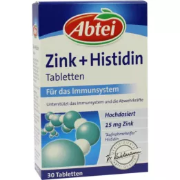 ABTEI Tablety zinok + histidín, 30 ks