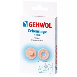 GEHWOL Krúžky na prsty okrúhle, 9 ks