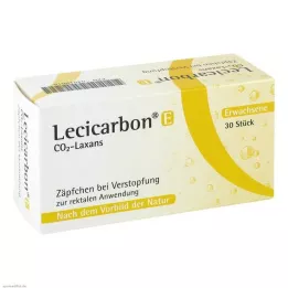 LECICARBON E CO2 Laxans čapíky pre dospelých, 30 ks