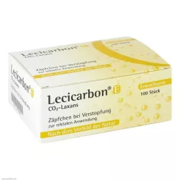 LECICARBON E CO2 Laxans čapíky pre dospelých, 100 ks