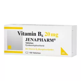 VITAMIN B6 20 mg tablety Jenapharm, 100 ks