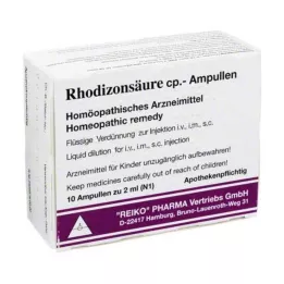RHODIZONSÄURE cp. Ampulky Injekčný roztok, 10X2 ml
