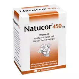 NATUCOR 450 mg filmom obalené tablety, 50 ks
