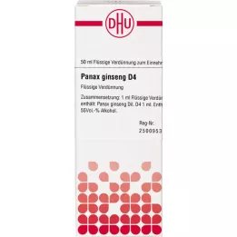 PANAX GINSENG D4 riedenie, 50 ml