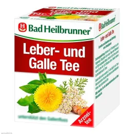 BAD HEILBRUNNER Filtračné vrecúška na pečeň a čaj, 8X1,75 g