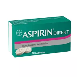 ASPIRIN Direkt žuvacie tablety, 10 ks