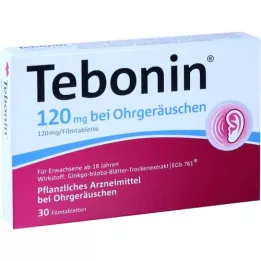 TEBONIN 120 mg na zvonenie v ušiach filmom obalené tablety, 30 ks