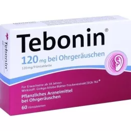 TEBONIN 120 mg na zvonenie v ušiach filmom obalené tablety, 60 ks