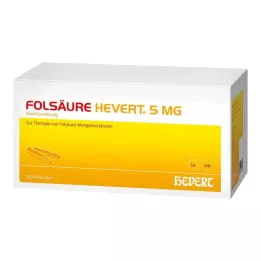 FOLSÄURE HEVERT 5 mg ampulky, 100 ks