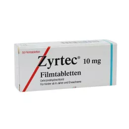 ZYRTEC Tablety s filmom, 50 hodín