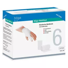 HÖGA-MUBILAST Fixačný obväz 6 cmx4 m s celofánom, 1 ks