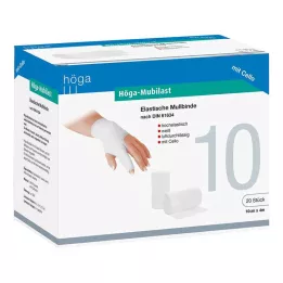 HÖGA-MUBILAST Fixačný obväz 10 cmx4 m s celofánom, 1 ks