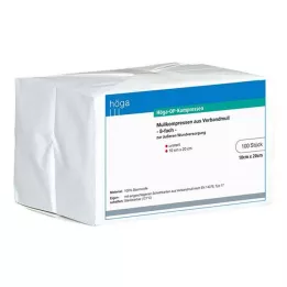 HÖGA-KOMPRESSEN OP 10x20 cm nesterilná 8-vrstvová, 100 ks