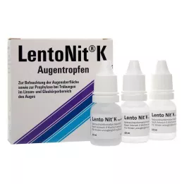 LENTO NIT K očné kvapky, 3X10 ml