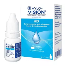 HYLO-VISION HD Očné kvapky, 2x15 ml