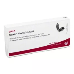 ampulkyISCUCIN abietis Strength G, 10X1 ml