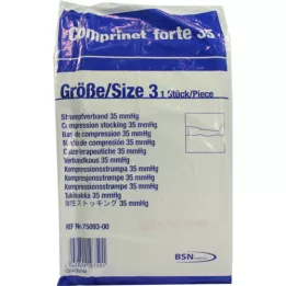 COMPRINET forte 35 obväz dĺžka stehien veľkosť 3, 1 kus