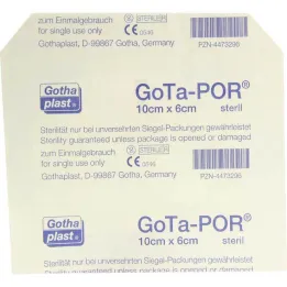 Gota-Por náplasť na rany sterilná 60x100 mm, 1 ks