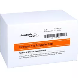 PROCAIN Röwo 1% ampulky 2 ml, 50X2 ml