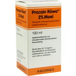 PROCAIN Injekčné fľaštičky Röwo 2% Maxi, 100 ml