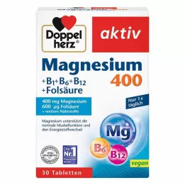 DOPPELHERZ Horčík 400 mg tablety, 30 ks