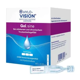 HYLO-VISION Gélové sínusové jednodávkové pipety, 60X0,35 ml