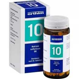 BIOCHEMIE Orthim 10 Natrum sulfuricum D 6 tabliet, 400 ks