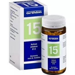 BIOCHEMIE Orthim 15 jodatum draselný D 12 tabliet, 400 ks