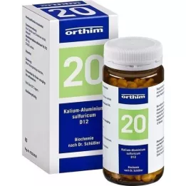 BIOCHEMIE Orthim 20 draselný hliník.síra.D 12 tabliet, 400 ks