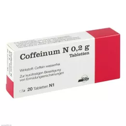 COFFEINUM N 0,2 g tablety, 20 ks